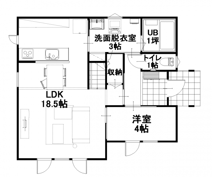 1階平面図