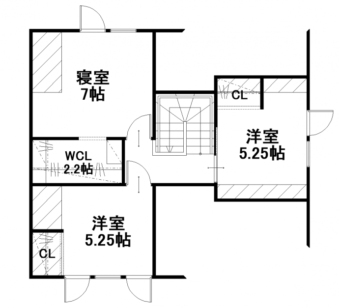 2階平面図