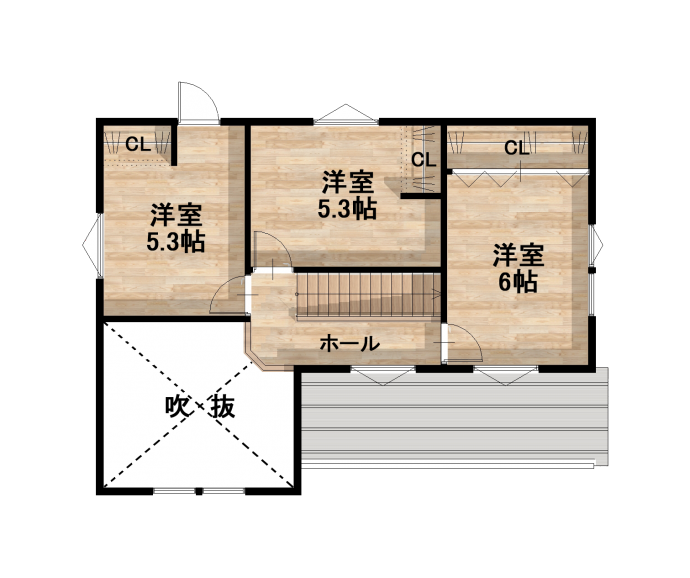 2階平面図