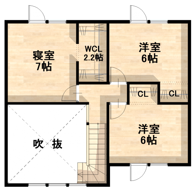2階平面図